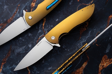 FOLDING KNIFE FOLDER BIG STING #0047 M398 HERMAN KNIVES