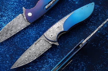Buy FOLDING KNIFE FOLDER ISHTAR 6 BLACK TIMASCUS DAMACORE FULL