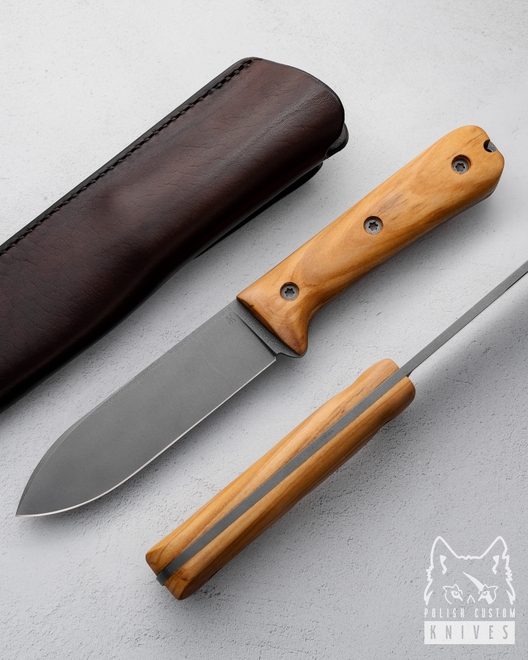 SURVIVAL KNIFE KEPHART 2 VANADIS 4E OLIVE AK KNIVES