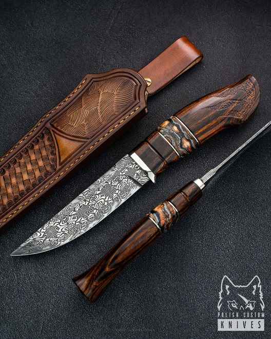 HUNTING KNIFE LEGENDS IRON FIST 2 GREG FORGE