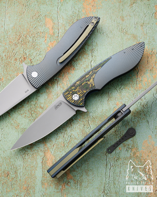 Buy FOLDING KNIFE FOLDER STING 423 HOLLOW GRIND M398 HERMAN KNIVES
