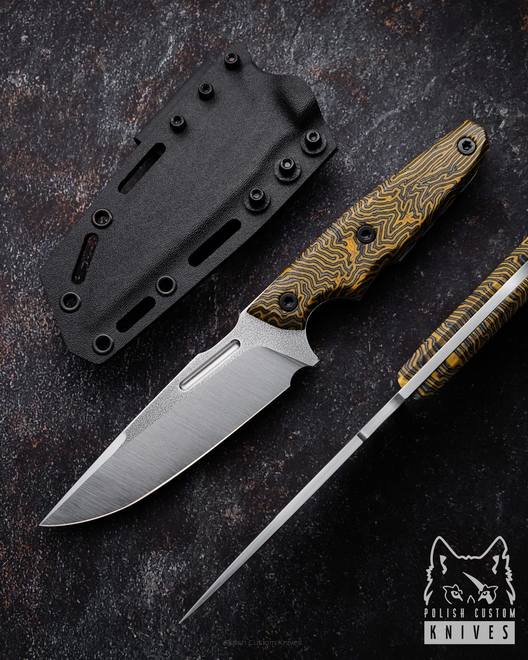 TACTICAL HUNTING KNIFE FLASH-Z 1 BECUT MICARTA RAVS