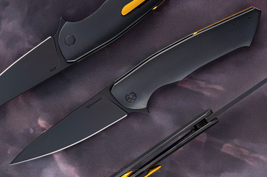 FOLDING KNIFE FOLDER SLIM #0488 M390 DLC HERMAN KNIVES