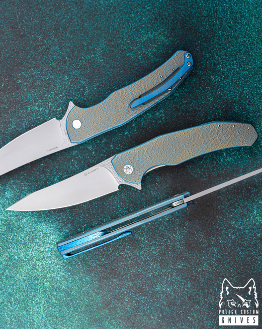 FOLDING KNIFE FOLDER ISHTAR #0859 MAGNACUT HERMAN KNIVES