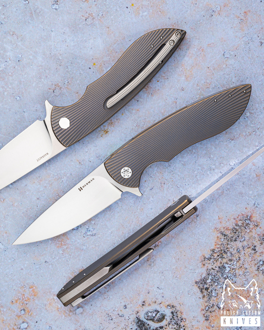 FOLDING KNIFE FOLDER STING #0726 MAGNACUT HERMAN KNIVES
