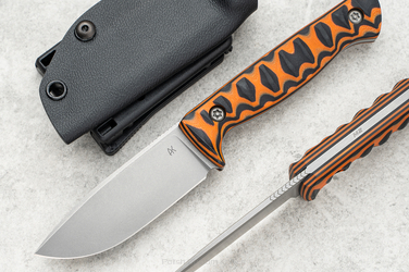 NECK EDC KNIFE MINI ODC 13 M2 HSS G10 TIGER ORANGE AK