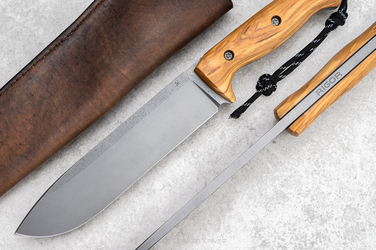 SURVIVAL KNIFE ODC 170 OLIVE WOOD RIGOR AK