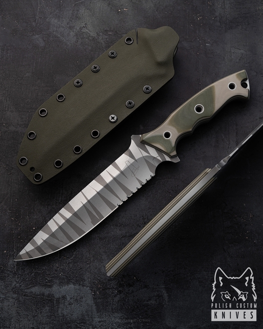 LARGE TACTICAL COMBAT KNIFE ASKARI 1 ELMAX GIELNIAK 