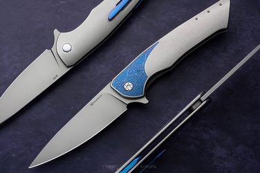 FOLDING KNIFE FOLDER SLIM #0676 M390 HERMAN KNIVES