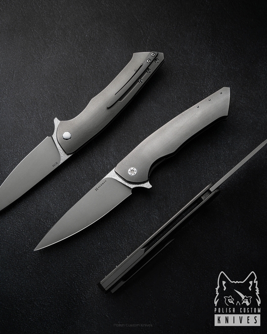 FOLDING KNIFE FOLDER SLIM #0626 M390 HERMAN KNIVES