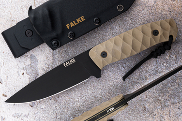 TACTICAL SURVIVAL KNIFE MK1 009 D2 G10 FALKE KNIVES