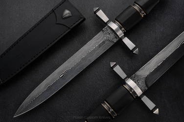 LARGE EXCLUSIVE TACTICAL KNIFE AGRAVAIN 1 WROAN KNIVES