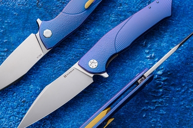 FOLDING KNIFE FOLDER BEE 12 RWL34 HERMAN KNIVES