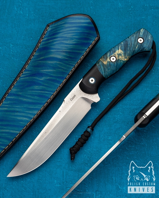 SURVIVAL KNIFE ALLIGATOR XII BLUE