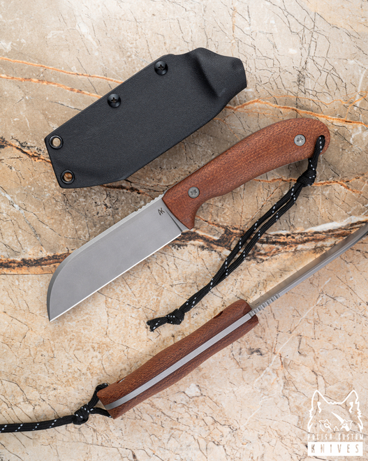 SURVIVAL TACTICAL KNIFE EDC DOLLY 2 ELMAX MICARTA AK