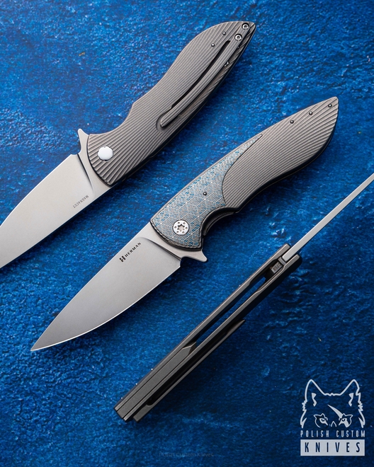 FOLDING KNIFE FOLDER STING #0758 MAGNACUT HERMAN KNIVES