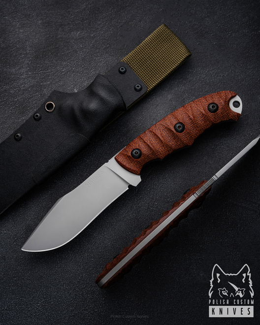 TACTICAL SURVIVAL HUNTING KNIFE OPERATOR 2322 K110 MICARTA SIMON'S KNIVES