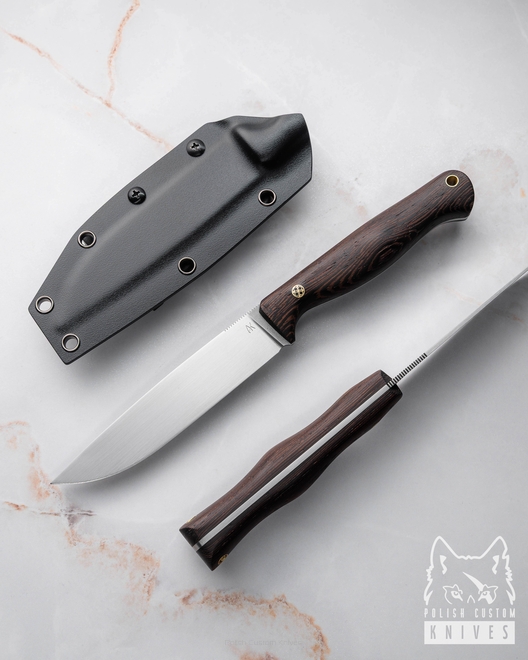 HUNTING SURVIVAL KNIFE HUNTER 12 N690 WENGE AK KNIVES