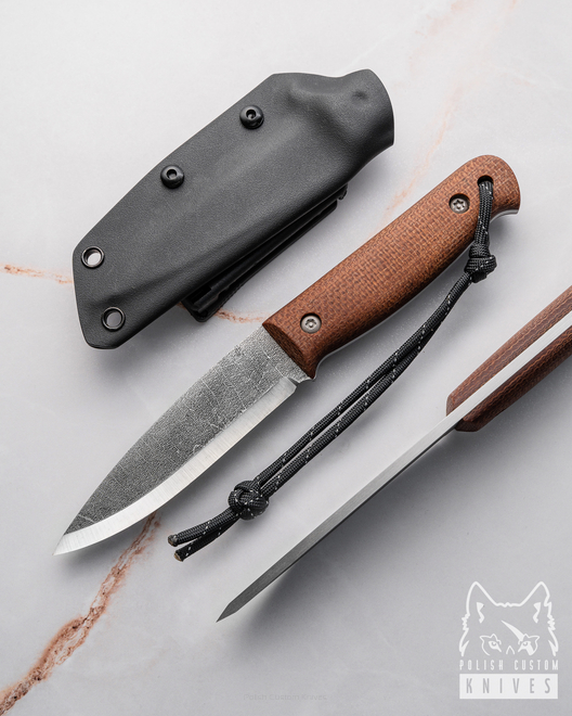 SURVIVAL KNIFE BUSHCRAFT 24 O2 MICARTA AK