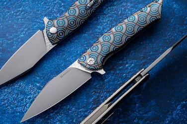 FOLDING KNIFE FOLDER BEE #0214 MAGNACUT CHRONO CIRCLE HERMAN KNIVES
