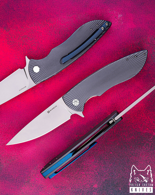 FOLDING KNIFE FOLDER STING #0725 MAGNACUT OERLIKON HERMAN KNIVES