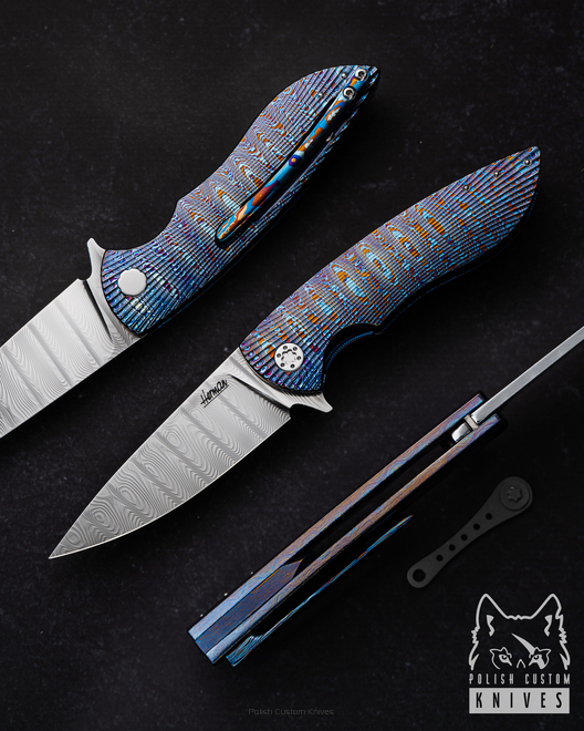 FOLDING KNIFE MICRO STING 5 TIMASCUS BALBACH HERMAN