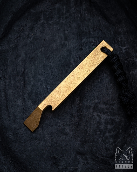 TOOL MINIPRYBAR BONE BRASS 1