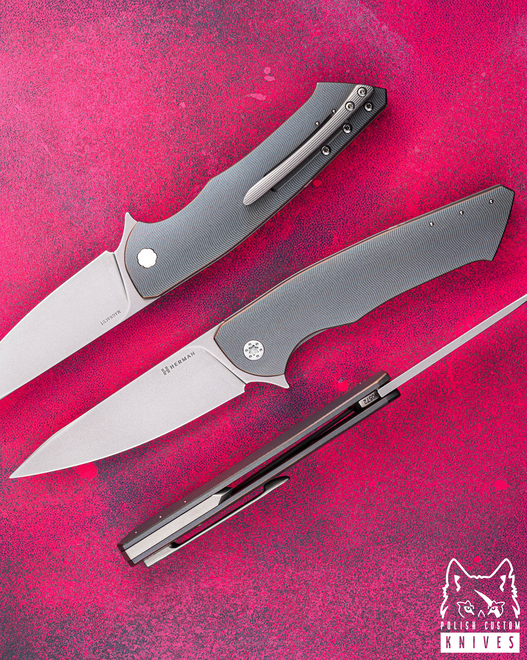 FOLDING KNIFE FOLDER SLIM #0572 MAGNACUT HERMAN KNIVES