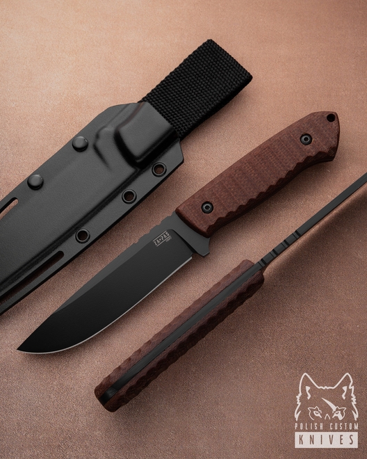 SURVIVAL BUSHCRAFT KNIFE ULTRA OUTDOOR 7 NMV MICARTA CERAKOTE ZAPAS KNIVES