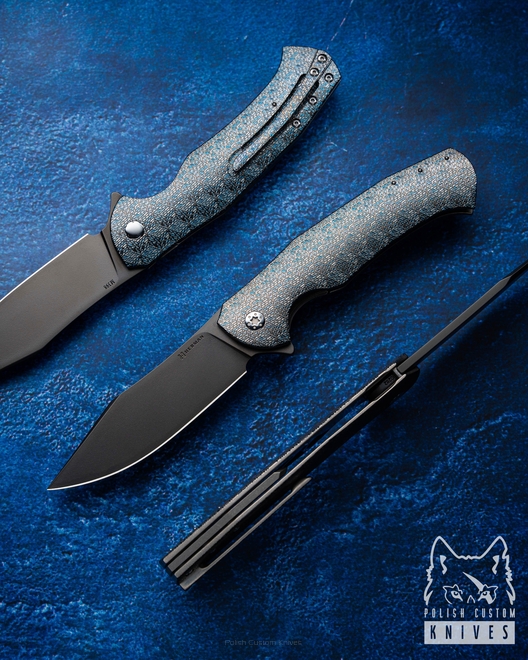 FOLDING KNIFE FOLDER MANTIS #0282 M398 TESSERACT HERMAN KNIVES