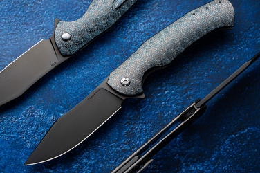 FOLDING KNIFE FOLDER MANTIS #0282 M398 TESSERACT HERMAN KNIVES
