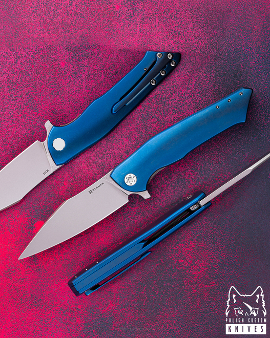 FOLDING KNIFE FOLDER BEE #0184 M398 HERMAN KNIVES