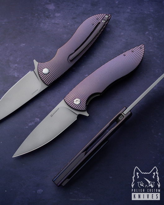 FOLDING KNIFE FOLDER STING #0782 MAGNACUT HERMAN KNIVES