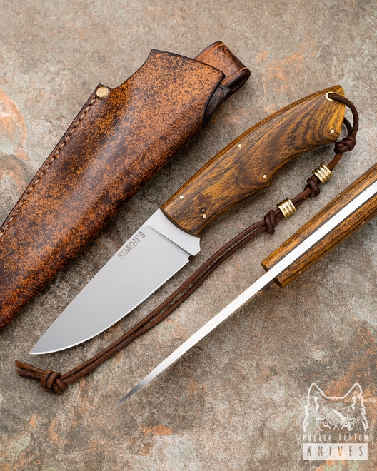 HUNTIG KNIFE POGWIZD HUNTER 4 D2 BOCOTE SIMON'S