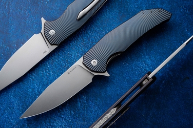 FOLDING KNIFE FOLDER DRAGONFLY #0410 M390 HERMAN KNIVES