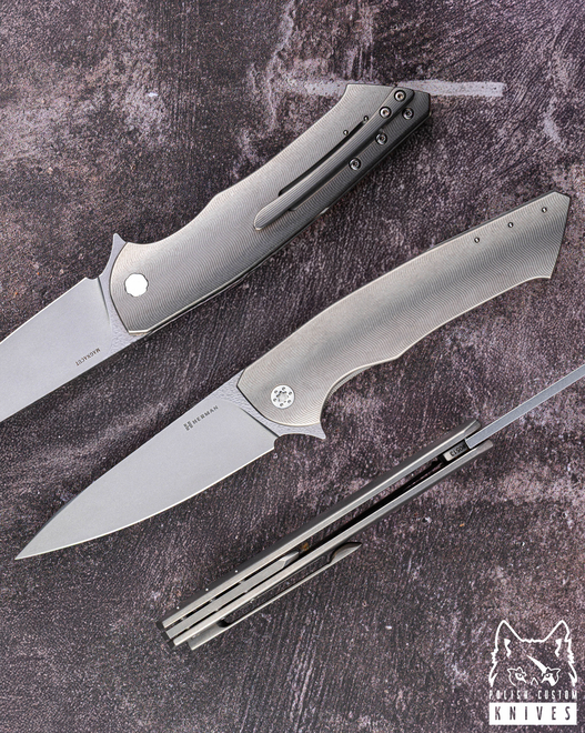 FOLDING KNIFE FOLDER SLIM #0513 MAGNACUT HERMAN KNIVES