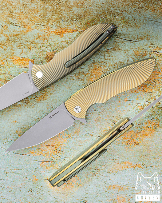 FOLDING KNIFE FOLDER STING #0777 MAGNACUT HERMAN KNIVES