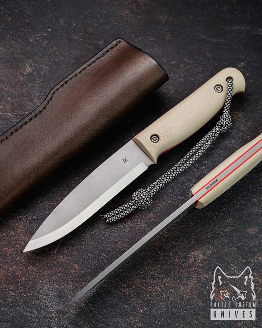 SURVIVAL HUNTING KNIFE BUSHCRAFT 10 ELMAX AK