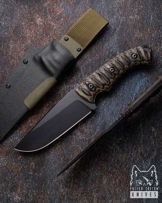 SURVIVAL TACTICAL KNIFE SIERRA 1 MICARTA SIMON'S