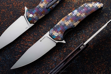 FOLDING KNIFE FOLDER DRAGONFLY #0379 M390 HERMAN KNIVES