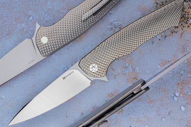 FOLDING KNIFE FOLDER SLIM #0503 RWL34 HERMAN KNIVES