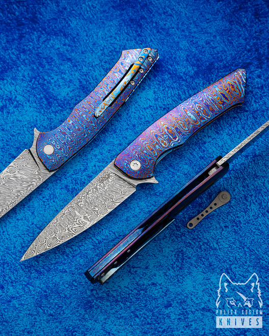 FOLDING KNIFE SLIM 7 TIMASCUS HERMAN 