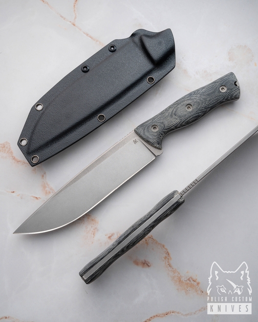 HUNTING SURVIVAL KNIFE KRYPTON 170 13 SLEIPNER MICARTA AK KNIVES
