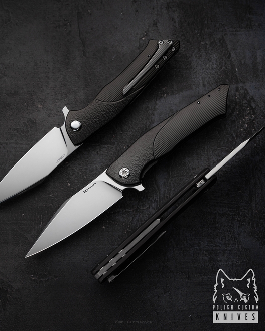 FOLDING KNIFE FOLDER BEE #0282 MAGNACUT DLC HERMAN KNIVES