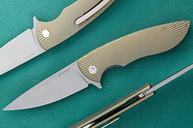 FOLDING KNIFE FOLDER STING #0841 MAGNACUT HERMAN KNIVES