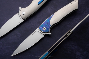 FOLDING KNIFE FOLDER SLIM #0642 M390 HERMAN KNIVES