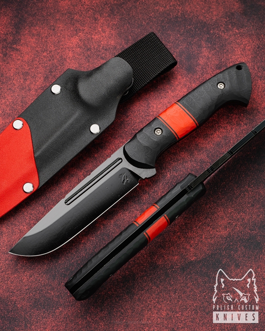 SURVIVAL TACTICAL KNIFE SPARROW G10 D2 ALTER
