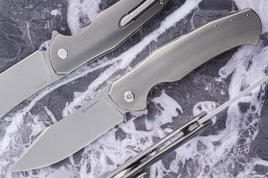 FOLDING KNIFE FOLDER MANTIS #0403 MAGNACUT HERMAN KNIVES