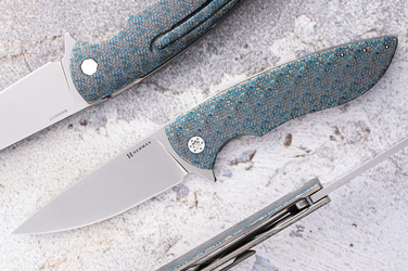 FOLDING KNIFE FOLDER STING #0860 MAGNACUT TESSERACT HERMAN KNIVES