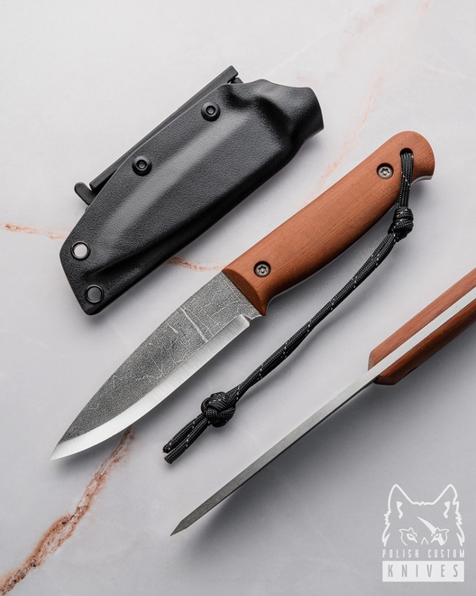 SURVIVAL KNIFE BUSHCRAFT 21 O2 MICARTA AK